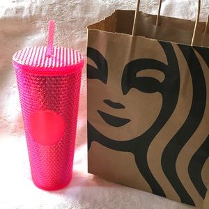 Starbucks Hot Pink Tumbler